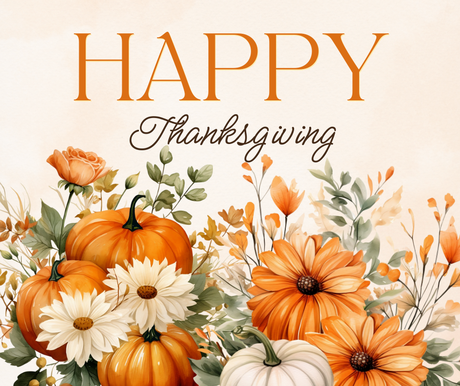 Happy Thanksgiving to Hiddenbrooke residents